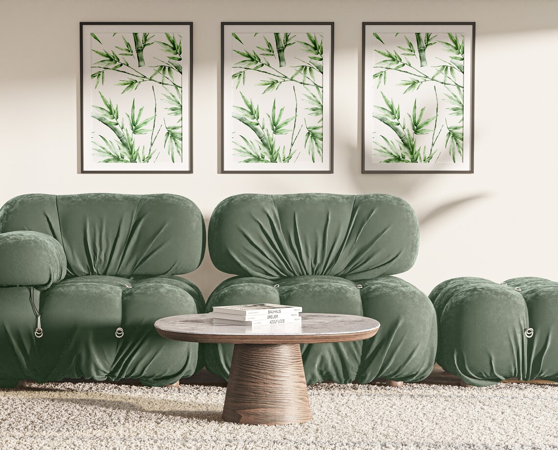 Bamboo Fever Poster Design, 5 Sizes High Quality JPG Files at 300 Dpi ...