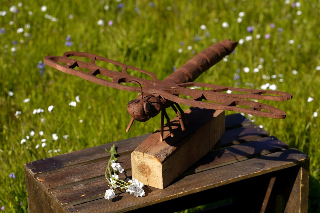 Pine Dragonfly, Garden Art, Garden Decor, Dragonfly Garden, Garden