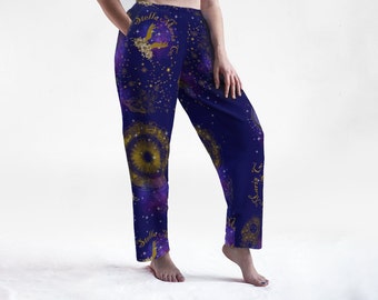 Women's & Men's Stellestial Zodiac PJ Pyjama Lounge Pants