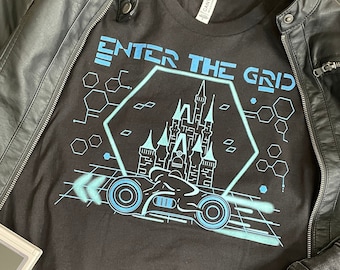 Enter the Grid Unisex t-shirt | Tron Lightcycle Run | WDW | Disney | Magic Kingdom