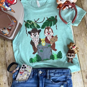 Rescue Rangers of the Lost Arc Unisex T-shirt | Rescue Ranger | Chip n Dale | Disney Afternoon | Disney | Indiana Jones Inspired