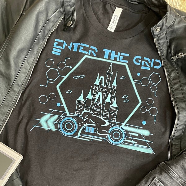 Enter the Grid Unisex t-shirt | Tron Lightcycle Run | WDW | Disney | Magic Kingdom