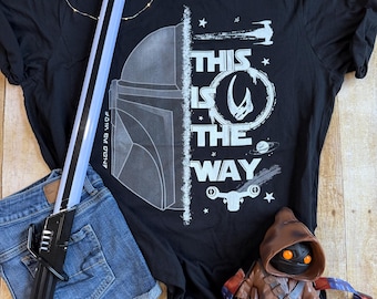 Camiseta unisex "Así es como el mandaloriano" de Star Wars