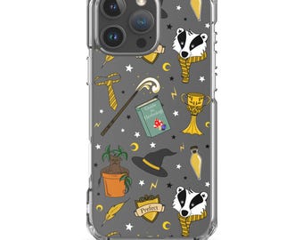 Durchsichtige House of Badger Hülle für iPhone®Wizard World Loyal Patience Widmung