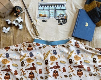 Falda patinadora de la panadería Kowalski Animales fantásticos Mundo mágico