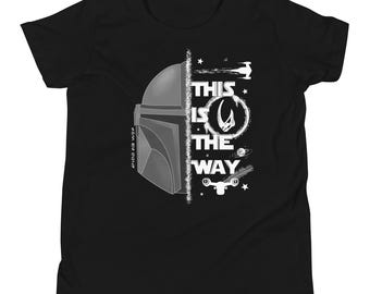 Camiseta juvenil de manga corta "Así es como el mandaloriano" de Star Wars