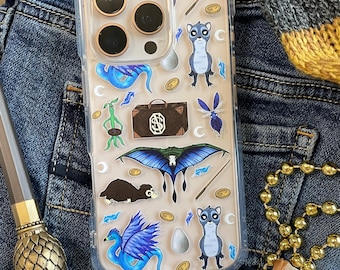 Funda transparente Animales fantásticos para iPhone® Mundo Mago