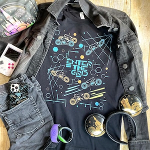 The Grid Team Racing Unisex T-shirt | Tron Lightcycle Run | Magic Kingdom | WDW