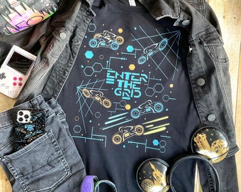 The Grid Team Racing Unisex T-shirt | Tron Lightcycle Run | Magic Kingdom | WDW