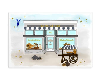 Postal estándar de la panadería Kowalski: Animales fantásticos, mundo mágico
