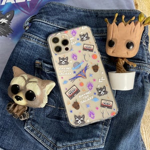 Custodia trasparente Cosmic Rewind per iPhone® / Guardiani della Galassia / Epcot / Disney / WDW