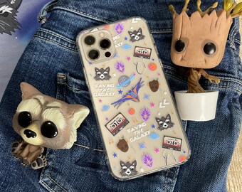 Estuche transparente Cosmic Rewind para iPhone® / Guardianes de la Galaxia / Epcot / Disney / WDW