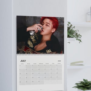 Ateez Wall Calendar 2024 Kpop Ateez Custom Calendar Gift for Atiny, Calendar Kpop 2024 Ateez Merch