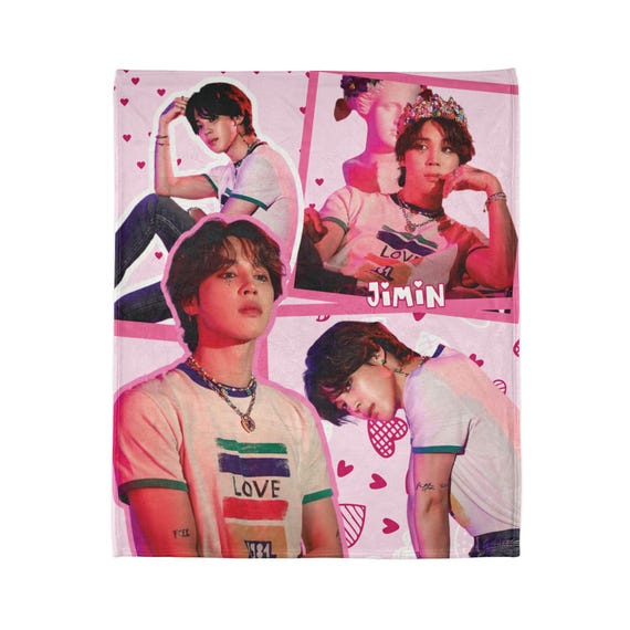 BTS Jimin Blanket, Bts Kpop Jimin Blanket, BTS Personalized