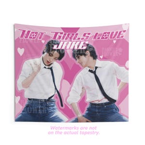 Jake Enhypen Hot Girls Concert Flag, Jake Enhypen Kpop Banner, Wall Tapestry Jake Enhypen, Kpop Merch Decor, Jake Custom Flag, Jake Banner