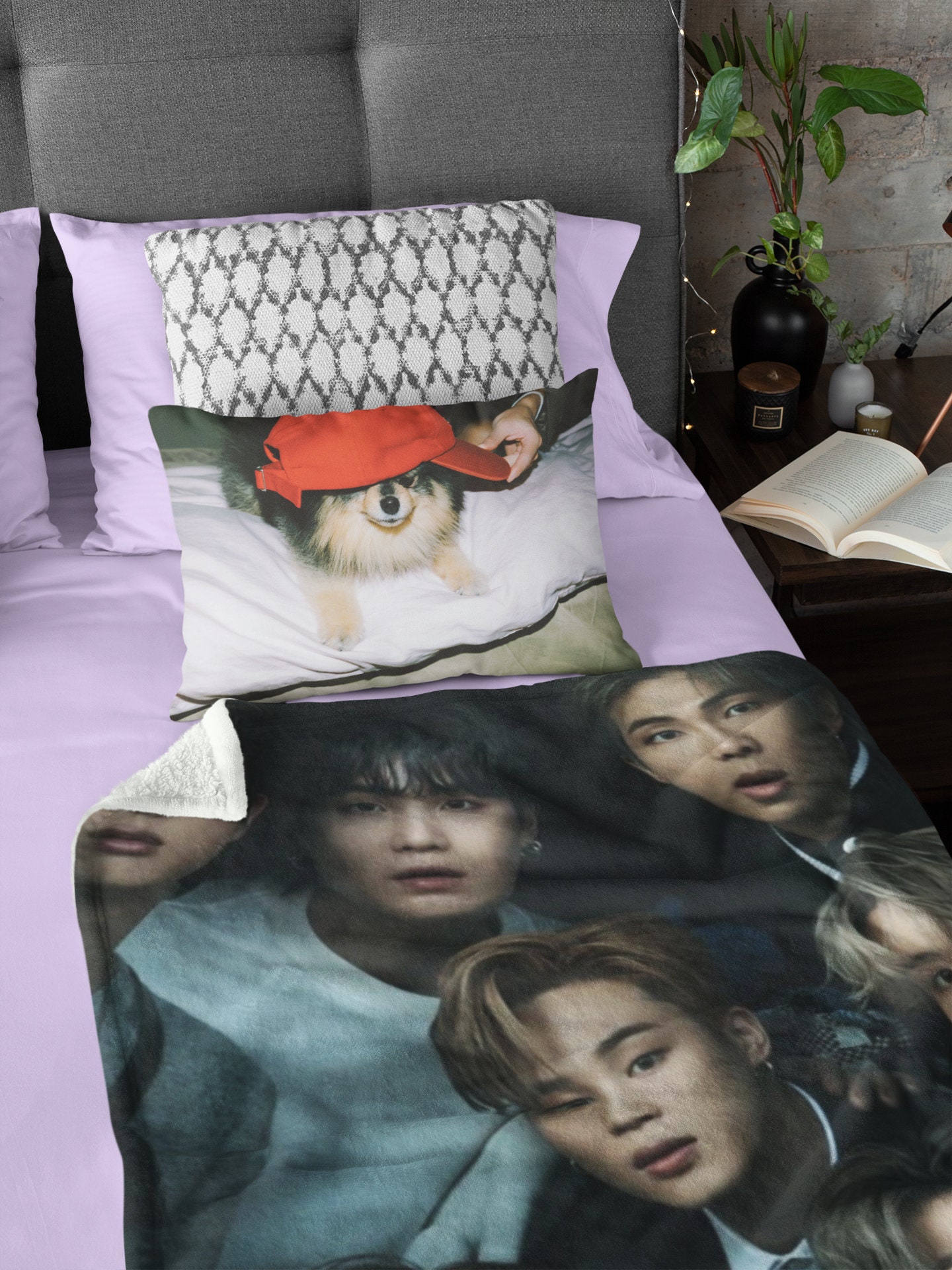 BTS ARMY Blanket BTSブランケット Bts Army Blanket Custom K-pop Blanket Personalized BTS OT7 K