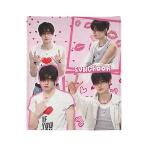Enhypen ソンフン ブランケット、Park Sunghoon ベルベット