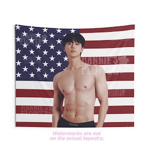 Byeon Wooseok Merch, Kpop Acteur Byeon Wooseok Vlag, K-drama Lover Cadeau, Byeon Wooseok Buikspieren, Kdrama Acteur Merch, Lovely Runner Drama Merch