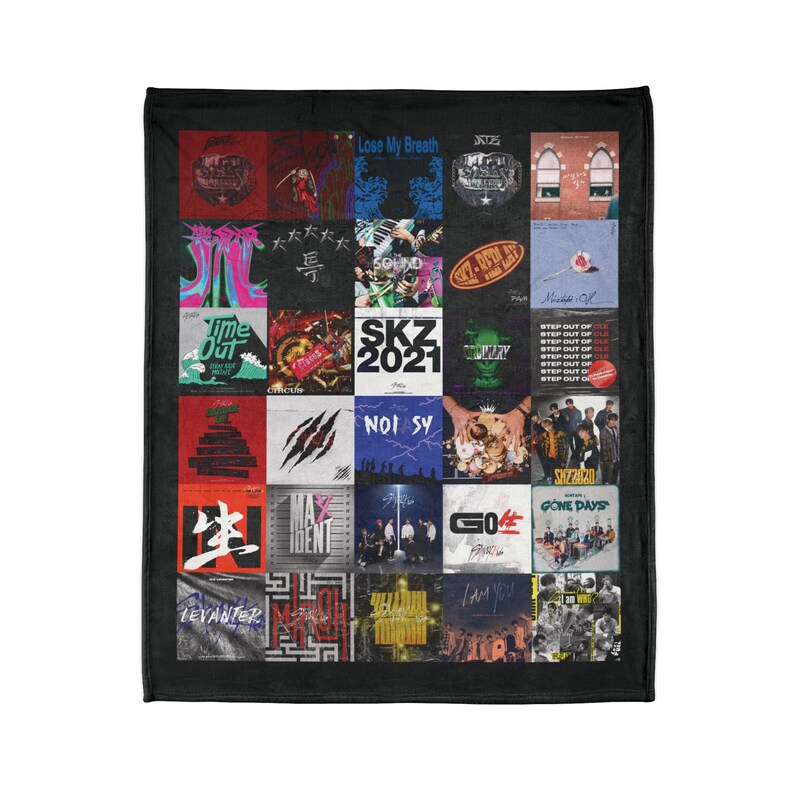 Stray Kids Blanket, Stray Kids Album Blanket, Stray Kids Custom Blanket