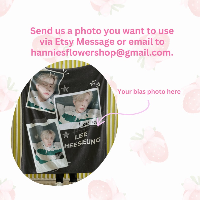 Choi San Ateez Blanket, Custom Gift for Atiny, Kpop Ateez Personalized