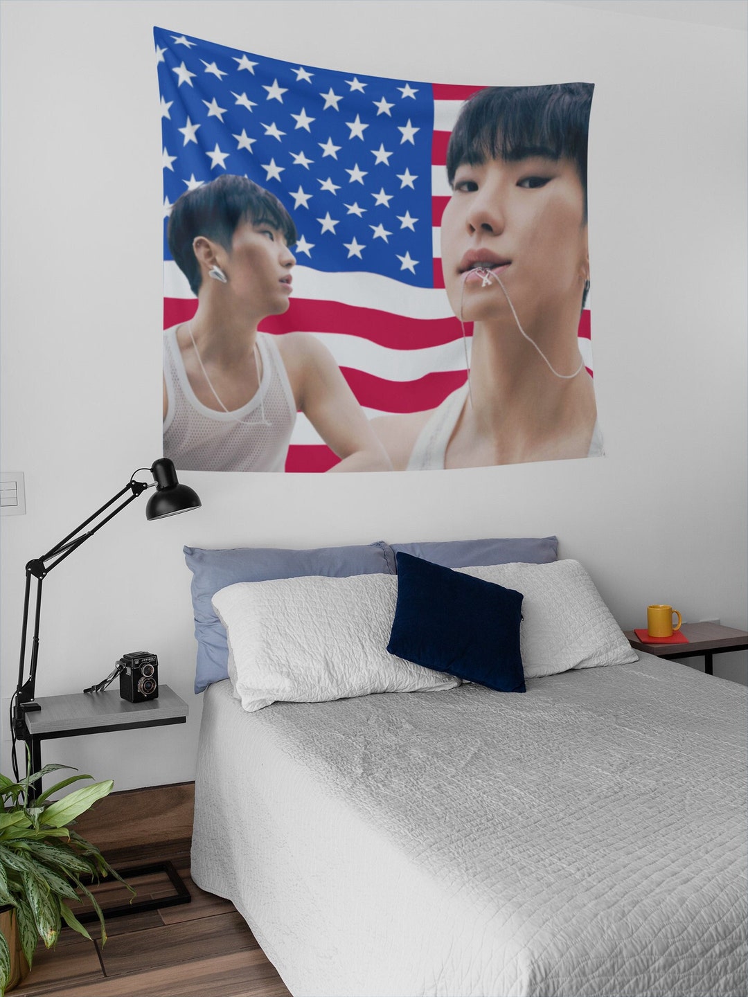 Hoshi Wall Decor Seventeen Kpop Hoshi Merch Kpop Indoor Wall Tapestries ...