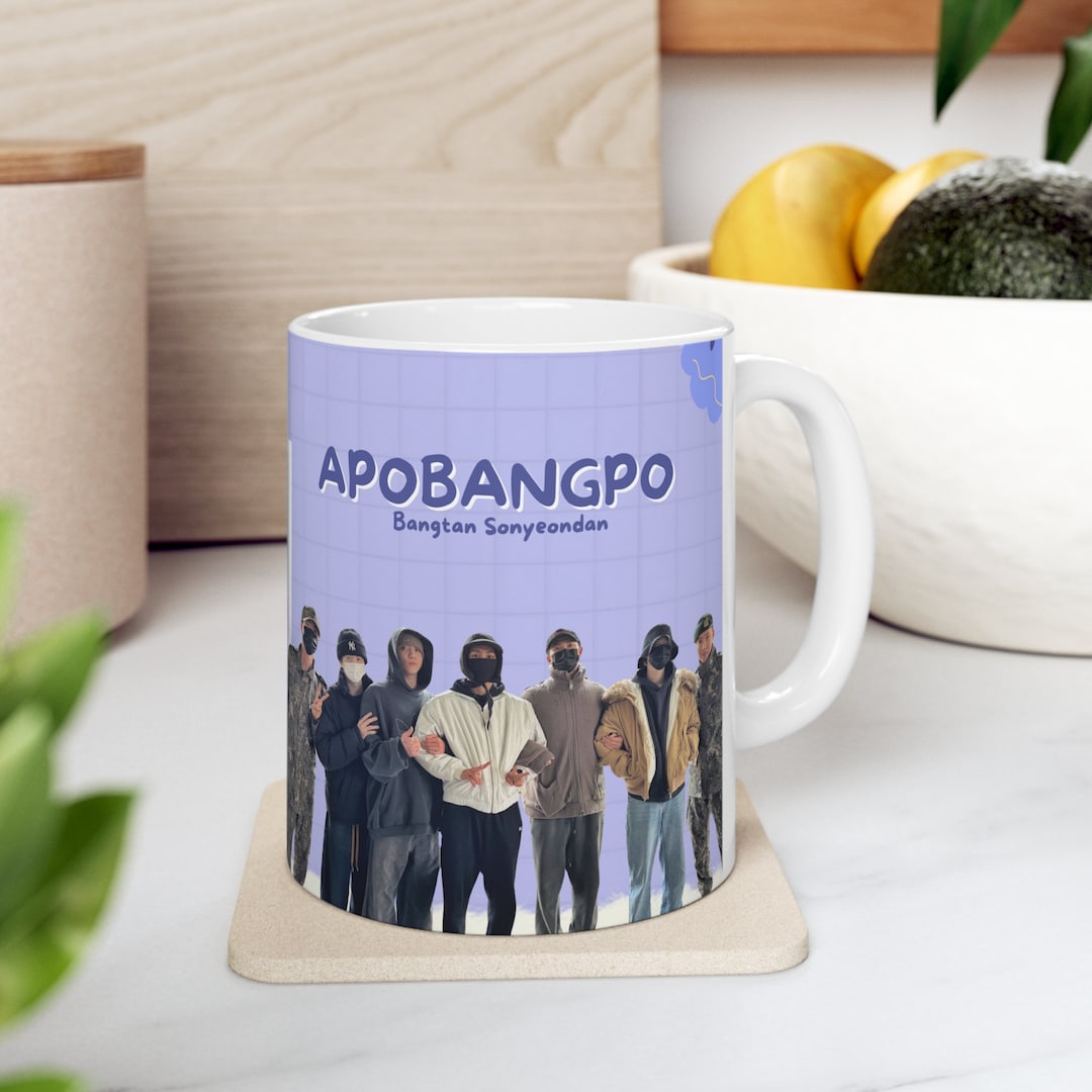 Bts Apobangpo Kpop Photo Mug Custom BTS Bangtan Mug Army and Kpop