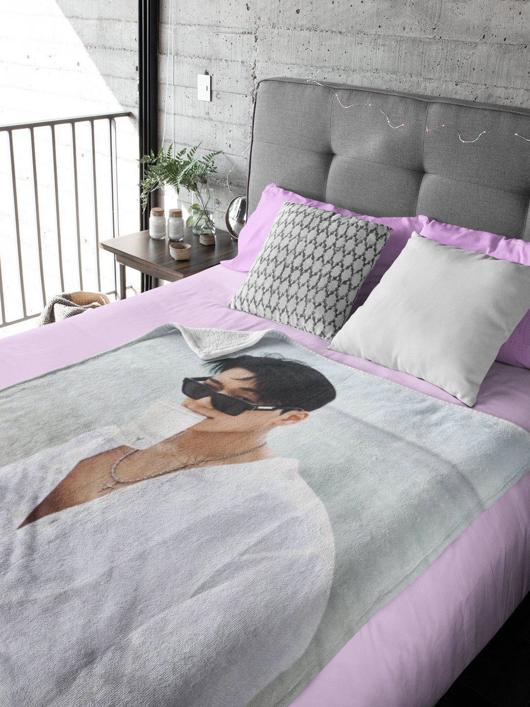 Choi San Ateez Blanket, Custom Gift for Atiny, Kpop Ateez Custom