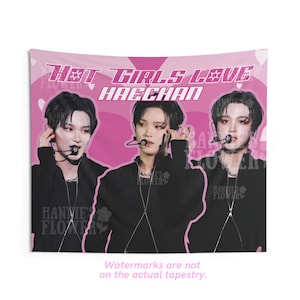 Haechan NCT Hot Girls Concert Flag, Nct Kpop Banner, Wall Tapestry Nct, Kpop Merch Decor, Gift for NCTzen, Kpop Custom Banner Nct