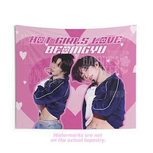 Beomgyu TXT Hot Girls Concert Flag, TXT Beomgyu Kpop Banner, Wall Tapestry Beomgyu txt, Kpop Merch Decor, Gift for Moa, Beomgyu Custom Flag