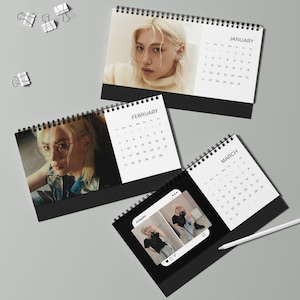 Felix Stray Kids Desk Calendar 2025, Kpop Stray Kids Custom Calendar, Gift for Stay, Kpop Calendar 2025, Stray Kids Merch, Kpop Stray Kids