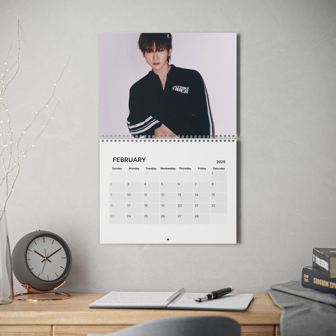 Yeosang Ateez Wall Calendar 2025, Kpop Ateez Custom Calendar, Gift