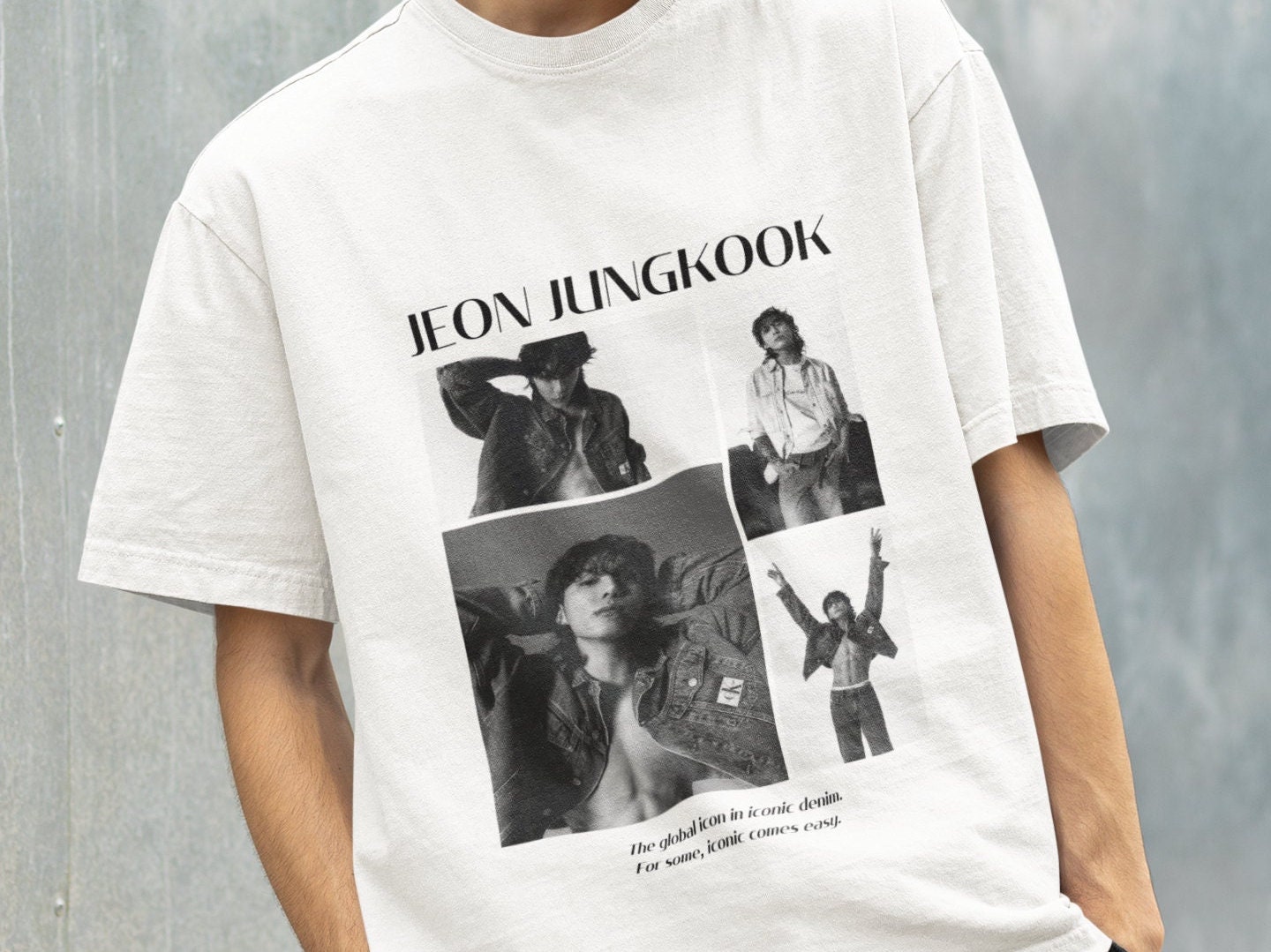 新品未使用！BTS＊TEAM TEE Jungkook XL BTS JUNGKOOK Acid Wash Oversize T-shirt - 250 GSM - Etsy