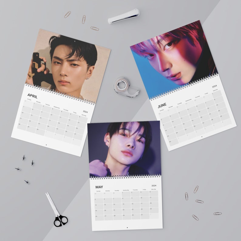 Wall Calendar 2025 Kpop Enhypen Custom Calendar Gift for Engene