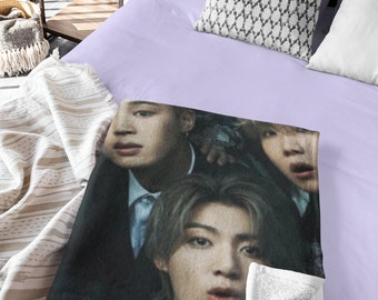 BTS ARMY Blanket BTSブランケット Bts Army Blanket Custom K-pop Blanket Personalized BTS OT7 K