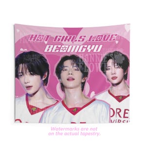 Beomgyu TXT Hot Girls Concert Flag, TXT Beomgyu Kpop Banner, Wall Tapestry Beomgyu txt, Kpop Merch Decor, Gift for Moa, Beomgyu Custom Flag