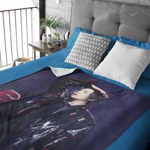 Suga Concert Blanket Agust D Custom Blanket D-Day The Movie Suga Agust D BTS Blanket Gift For Army Suga Biased BTS Kpop Army Bangtan Suga