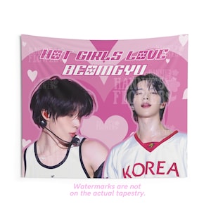 Beomgyu TXT Hot Girls Concert Flag, TXT Beomgyu Kpop Banner, Wall Tapestry Beomgyu txt, Kpop Merch Decor, Gift for Moa, Beomgyu Custom Flag
