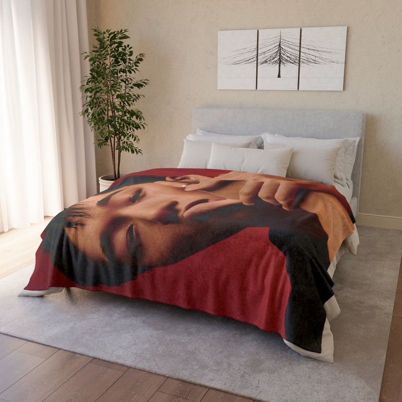 San Ateez Blanket, Custom Gift Atiny, Kpop Ateez Custom Blanket, San