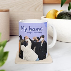 Bts Mug Kpop Custom K-Pop BTS Ot7 Photo Mug Bangtan BTS Mug Gift for Army KPop Gift Funny Kpop Gift BTS Kpop Mug KPop Personalized Gift Army