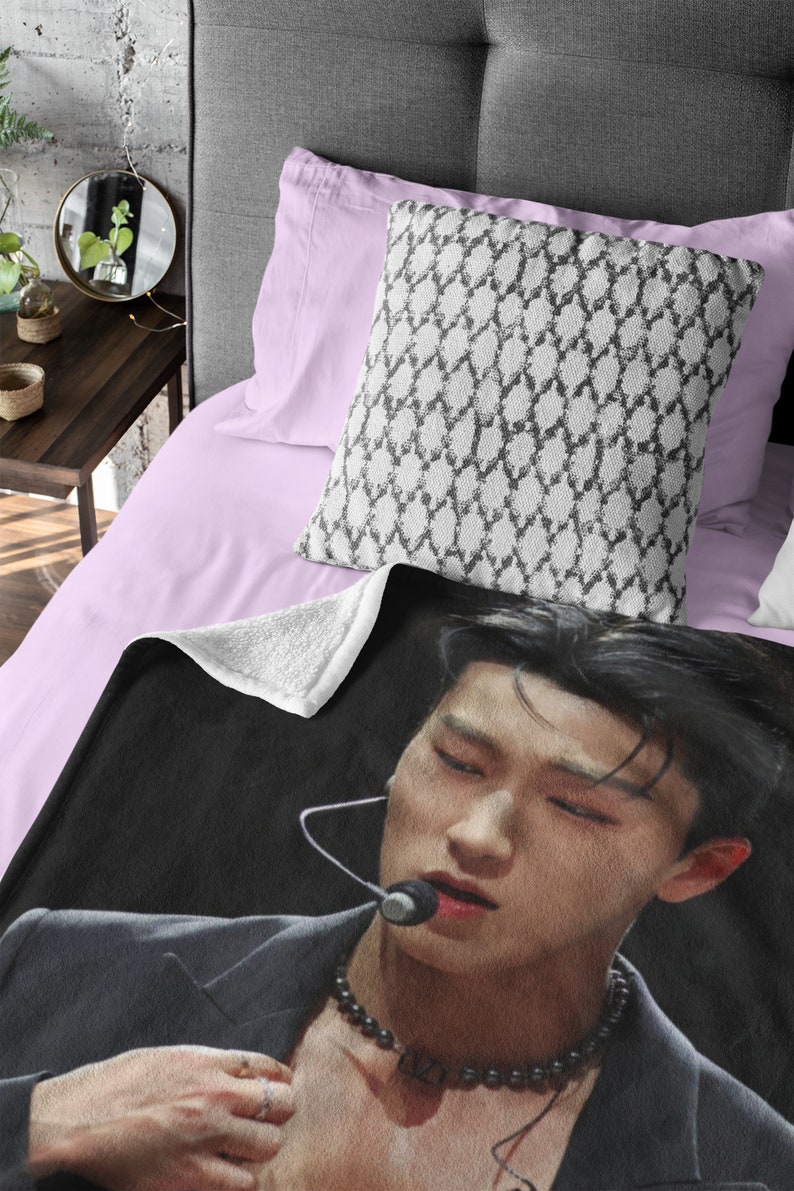 Choi San Ateez Blanket, Custom Gift for Atiny, Kpop Ateez Personalized