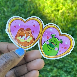 Fat Orange Cat X Ogre - Waterbottle Sticker