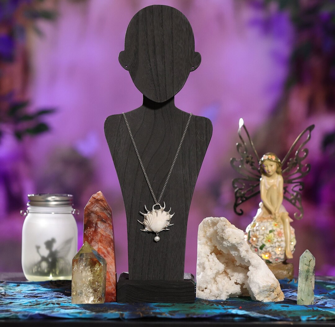 Sea Treasures Sea Shell Soldered Pendant With Pearl - Etsy