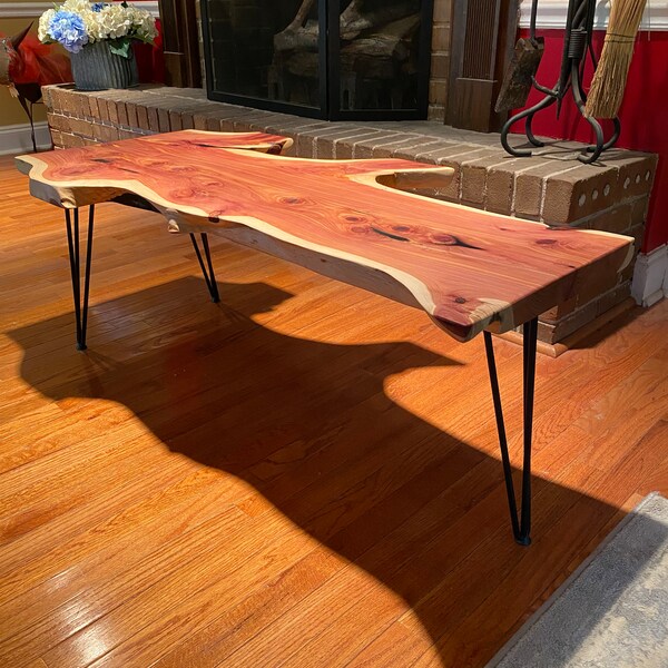 Cedar Coffee Table Etsy
