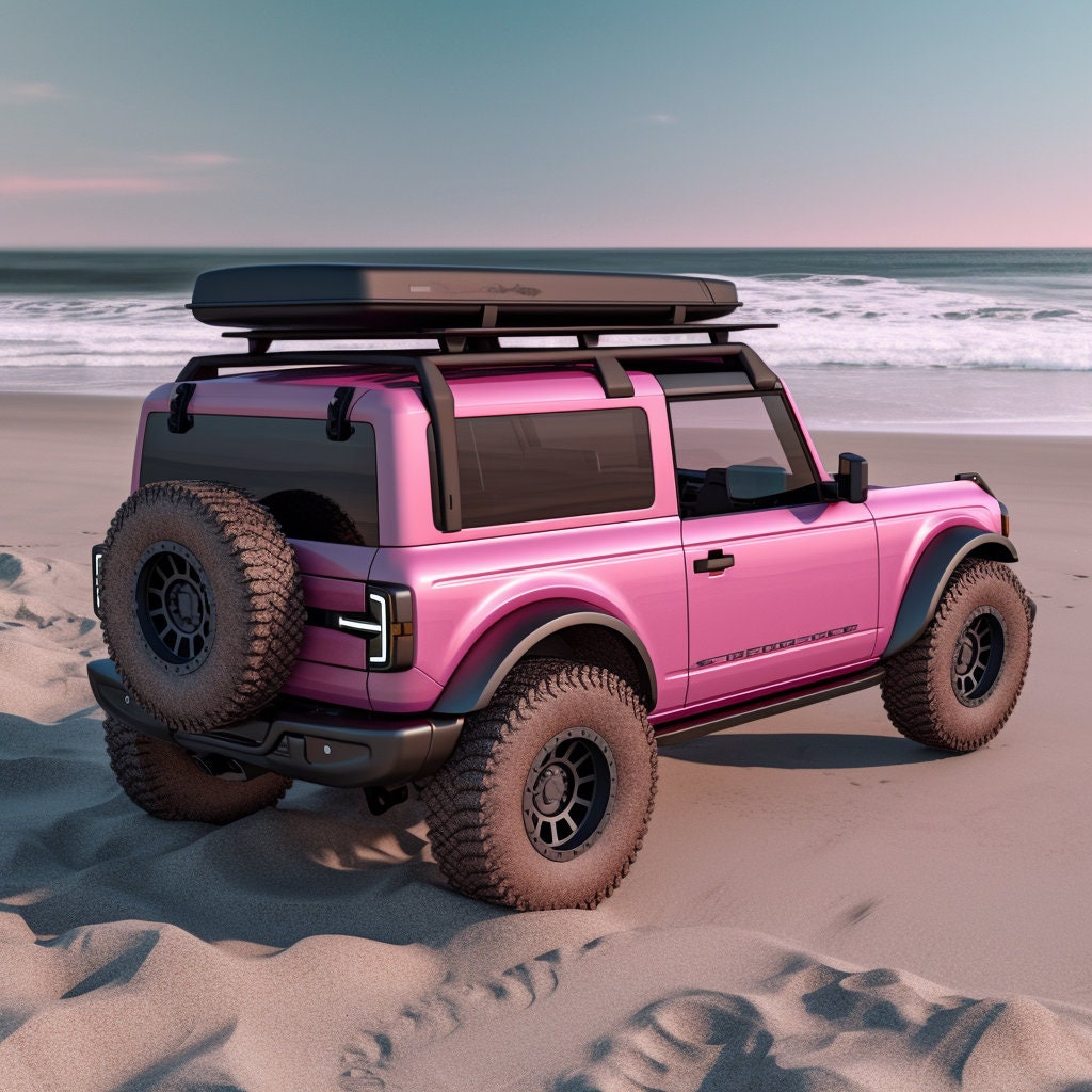 2022 Pink Ford Bronco Lifted, Digital Download, Bronco on a Beach, Lifted  Bronco, Wall Art, Custom Truck, Custom Bronco -  Israel