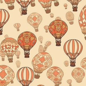 Balão de ar quente, padrão contínuo, azulejo, azul, branco e amarelo, PNG, PDF, cartão, papel de álbum de recortes digital, clip art,