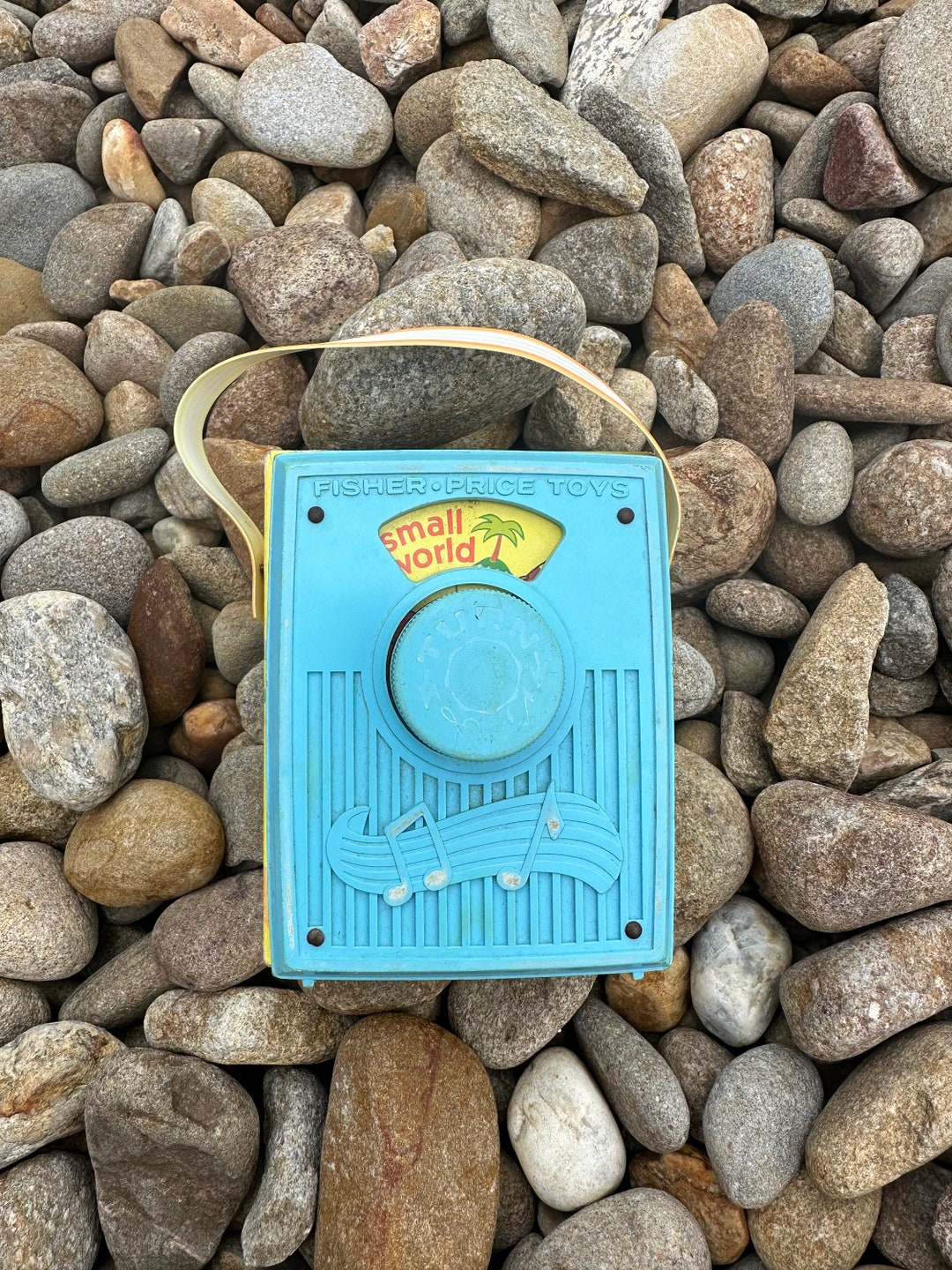 Vintage 1977 Fisherprice Toy Music Box Pocket Radio small Etsy