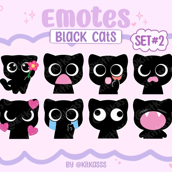 Silly Cats Drawing - Etsy