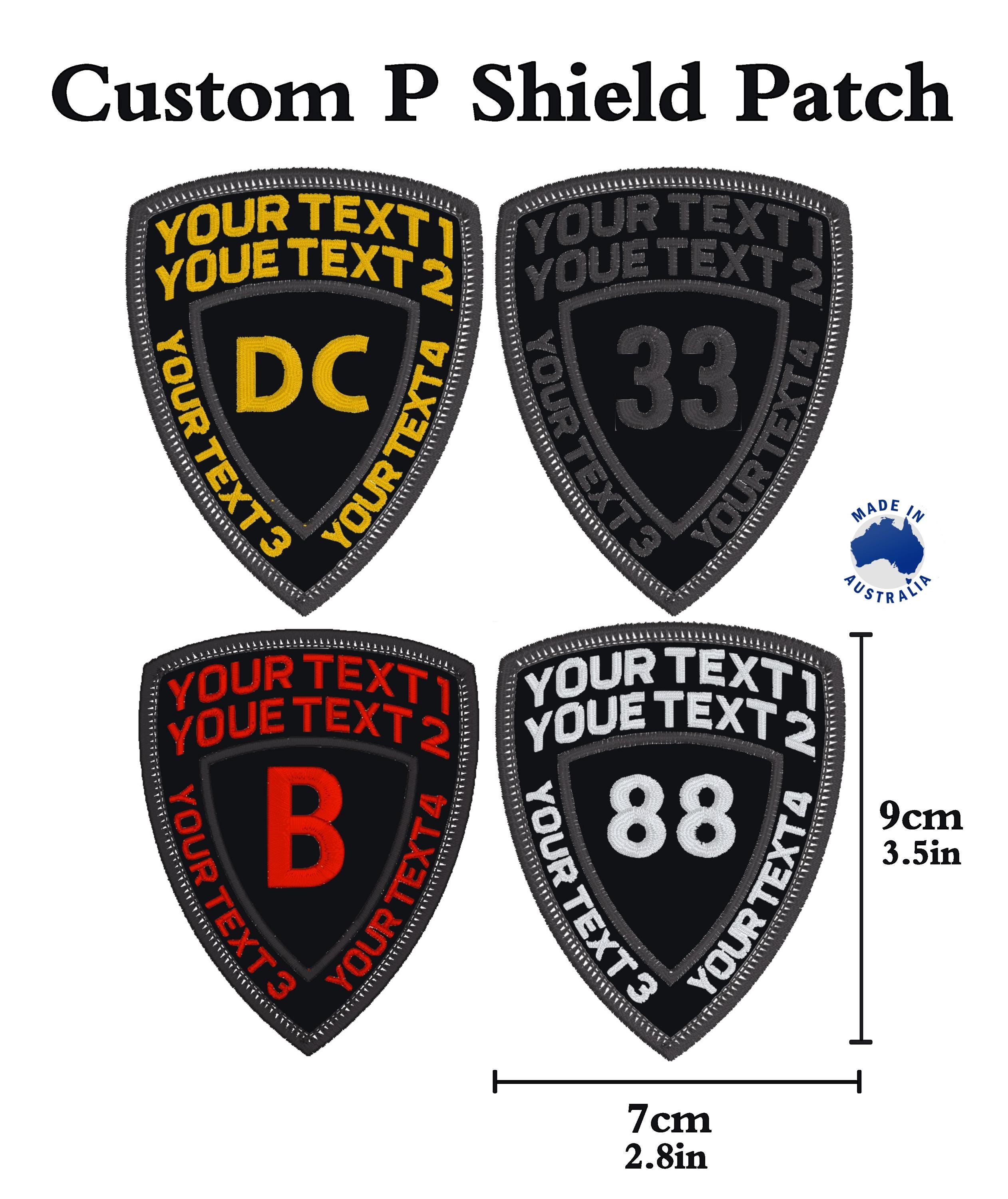 2 Patches Brodés Personnalisables – Nom, Logo – Thermocollant Ou à Coudre – Pour Veste, Sac, Tablier - 3