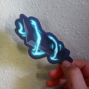Buster Sword Video Game Sticker, Video Game Idea, Waterbottle Sticker, Laptop Sticker, Vinyl Sticker, Gift for Video Game Lover