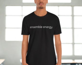Camiseta Ensemble Energy, divertida camiseta minimalista de teatro para actores, equipo técnico y creativos